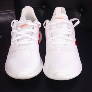 Adidas "Women's running shoes" Size: 8.5 florasint orange/white *Mesh material"